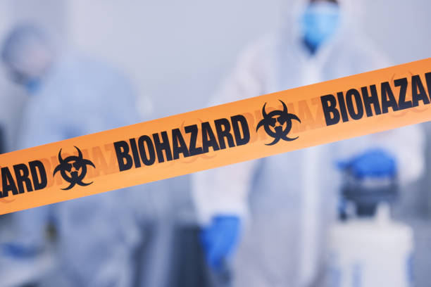 Professional Biohazard Cleanup technician working in Veradale, WA